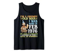 I'm A Grummy Old Man was Born in February 1976 50 Years Old Tank Top