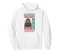 I'm A Grumpy Old Man I Was Born In August 1958 68 Years Old Pullover Hoodie