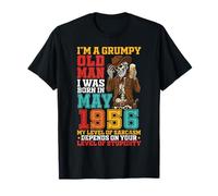 I'm A Grumpy Old Man I was Born in May 1956 and 70 Years Old T-Shirt