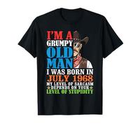 I'm A Grumpy Old Man was Born in July 1968 and 58 Years Old T-Shirt
