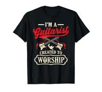 I'm A Guitarist Created To Worship Christian Musician Gospel T-Shirt