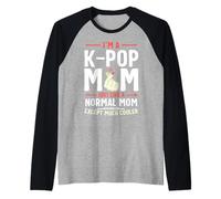 I'm a K-pop Mom Just Like a Normal Mom Kpop Mother's Day Raglan Baseball Tee