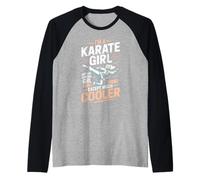 I'm A Karate Girl Just Like A Normal Girl Except Much Cooler Raglan Baseball Tee