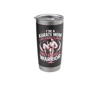 I'm A Karate Mom Like A Normal Mom Only Raising A Warrior Stainless Steel Insulated Tumbler
