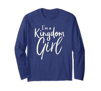 I'm a Kingdom Girl Shirt Bold Cool Kids Fun Christian TShirt Long Sleeve T-Shirt