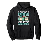 I'm A Knitter What's Your Superpower Creative Pullover Hoodie