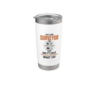I'm A Land Surveyor and It's Okay, Surveying Examiner Stainless Steel Insulated Tumbler