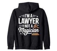 I'm a Lawyer Not a Magician Young Advocate Law Graduates Zip Hoodie