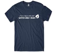 I'm A Leaf On The Wind Watch How I Soar Mens T-Shirt Navy
