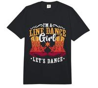 I'm A Line Dance Girl Let's Dance Cowboy Boots Line Dancing Comfort Colors Adult Heavyweight T-Shirt