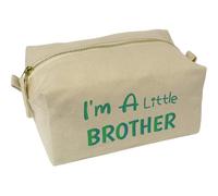 'I'm A Little Brother' Canvas Wash Bag/Makeup Case (CS00043990)