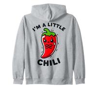 I'm A Little Chili Pepper Spicy Food Hot Sauce Funny Pun Zip Hoodie