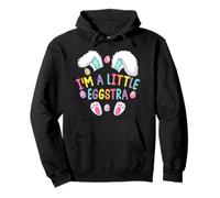I'm A Little Eggstra Cute Bunny Boys Girls Easter Day Pullover Hoodie