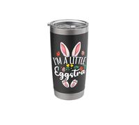 I'm A Little Eggstra Easter Egg Hunt Kids Toddler Easter Day Stainless Steel Insulated Tumbler