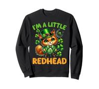 I'm A Little Redhead Cat St Patricks Day Leprechaun Kitten Sweatshirt