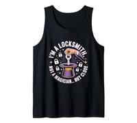 I'm a Locksmith Not a Magician But Close Tank Top