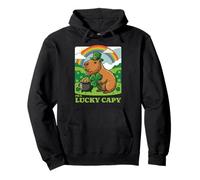 I'm A Lucky Capy St. Patrick's Day Capybara Leprechaun Hat Pullover Hoodie