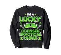I'm a Lucky Licensed Practical Nurse - St Patricks Day LPN Sweatshirt