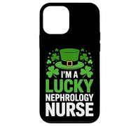 I'm a Lucky Nephrology Nurse - St Patricks Day Nursing RN Case for iPhone 12 mini