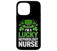 I'm a Lucky Nephrology Nurse - St Patricks Day Nursing RN Case for iPhone 14 Pro Max