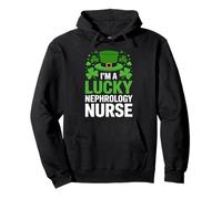 I'm a Lucky Nephrology Nurse - St Patricks Day Nursing RN Pullover Hoodie