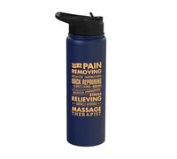 I'm A Massage Therapist Masseuse Masseur Apparel Stainless Steel Insulated Water Bottle