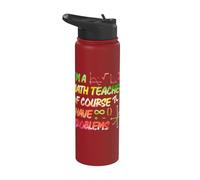 I'm A Math Teacher of Course I Have Problems Algebra Math Stainless Steel Insulated Water Bottle