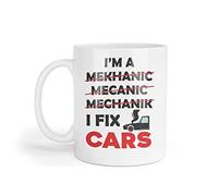 I'm a Mechanic - I Fix Cars Mug & Coaster, Mechanic Gift Joke Novelty Mug Gift