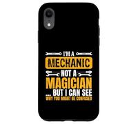 I'm A Mechanic Not A Magician Be Confused Technician Engine Case for iPhone XR