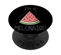 I'm A Melonaire Quirky Watermelon Fun PopSockets Adhesive PopGrip