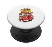 I'm A Mental Health Counselor What's Your Super Power PopSockets Adhesive PopGrip
