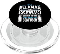 Im A Milkman Not A Magician Dairy Farmer PopSockets PopGrip for MagSafe