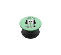 I'm a Mixtape - Agender Retro Cassette Dripping Paint PopSockets Adhesive PopGrip