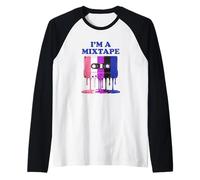 I'm a Mixtape - Retro Music Cassette Genderfluid Flag Raglan Baseball Tee