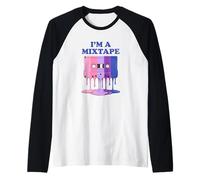 I'm a Mixtape - Retro Music Cassette Omnisexual Flag Palette Raglan Baseball Tee