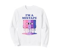 I'm a Mixtape - Retro Music Cassette Omnisexual Flag Palette Sweatshirt