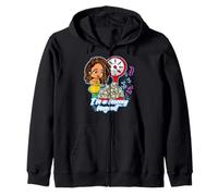 I'm a money magnet melanin hustler black hustiling sista Zip Hoodie