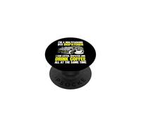 I'm A Multitasking 911 Dispatcher Funny Coffee Lover PopSockets Adhesive PopGrip