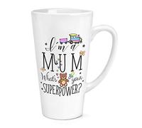 I'm A Mum What's Your Superpower 17oz Large Latte Mug Cup