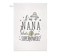 I'm A Nana What's Your Superpower Tea Towel Dish Cloth