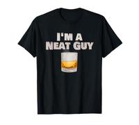I'm A Neat Guy Funny Whiskey Pun for Bourbon Drinkers T-Shirt