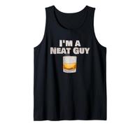 I'm A Neat Guy Funny Whiskey Pun for Bourbon Drinkers Tank Top