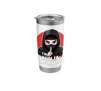 I'm A Ninja in Disguise Secretive Stealth Expression Stainless Steel Insulated Tumbler