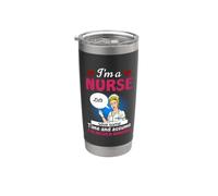 I'm A Nurse Save Some Time and Assume Funny Nursing Nurses Stainless Steel Insulated Tumbler
