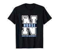 I'm a Nurse. What's Your Superpower? Value Graphic T-Shirt, Men, Black, S