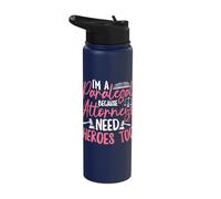 I'm A Paralegal - Because Attorneys Need Heroes Too Stainless Steel Insulated Water Bottle