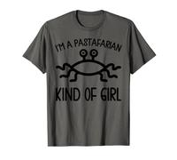I'm A Pastafarian Kind Of Girl Flying Spaghetti Monster FSM T-Shirt