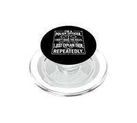 I'm a Police Officer I Just Explain Them Repeatedly Shield PopSockets PopGrip for MagSafe