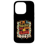 I'm A Project That Keeps Jesus Busy Funny Christian Case for iPhone 14 Pro