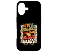 I'm A Project That Keeps Jesus Busy Funny Christian Case for iPhone 17